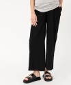 Pantalon de grossesse en maille froissée à taille smockée